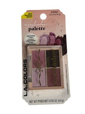 LA Colors Enchanting Eyeshadow Palette Pink Mauve Shimmer